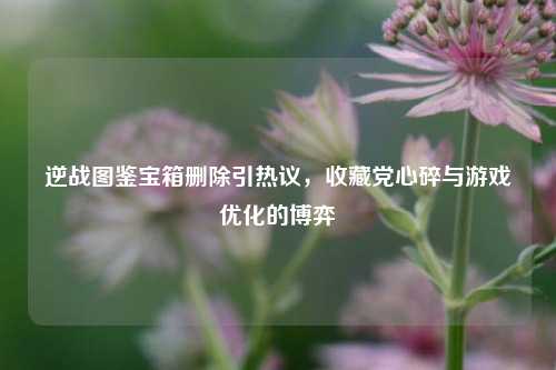 逆战图鉴宝箱删除引热议，收藏党心碎与游戏优化的博弈