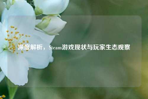 深度解析，Steam游戏现状与玩家生态观察