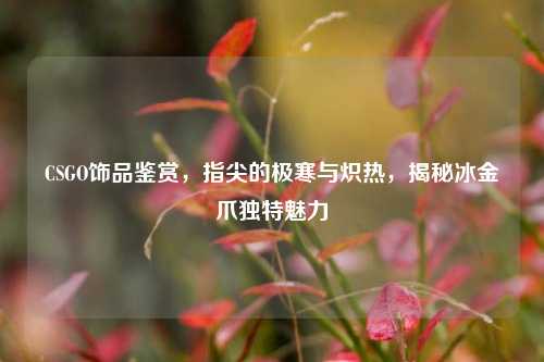CSGO饰品鉴赏，指尖的极寒与炽热，揭秘冰金爪独特魅力
