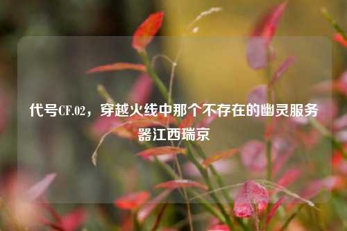 代号CF.02，穿越火线中那个不存在的幽灵服务器江西瑞京
