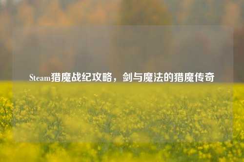 Steam猎魔战纪攻略，剑与魔法的猎魔传奇